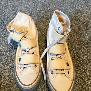 Coach High Top Button Up Sneakers